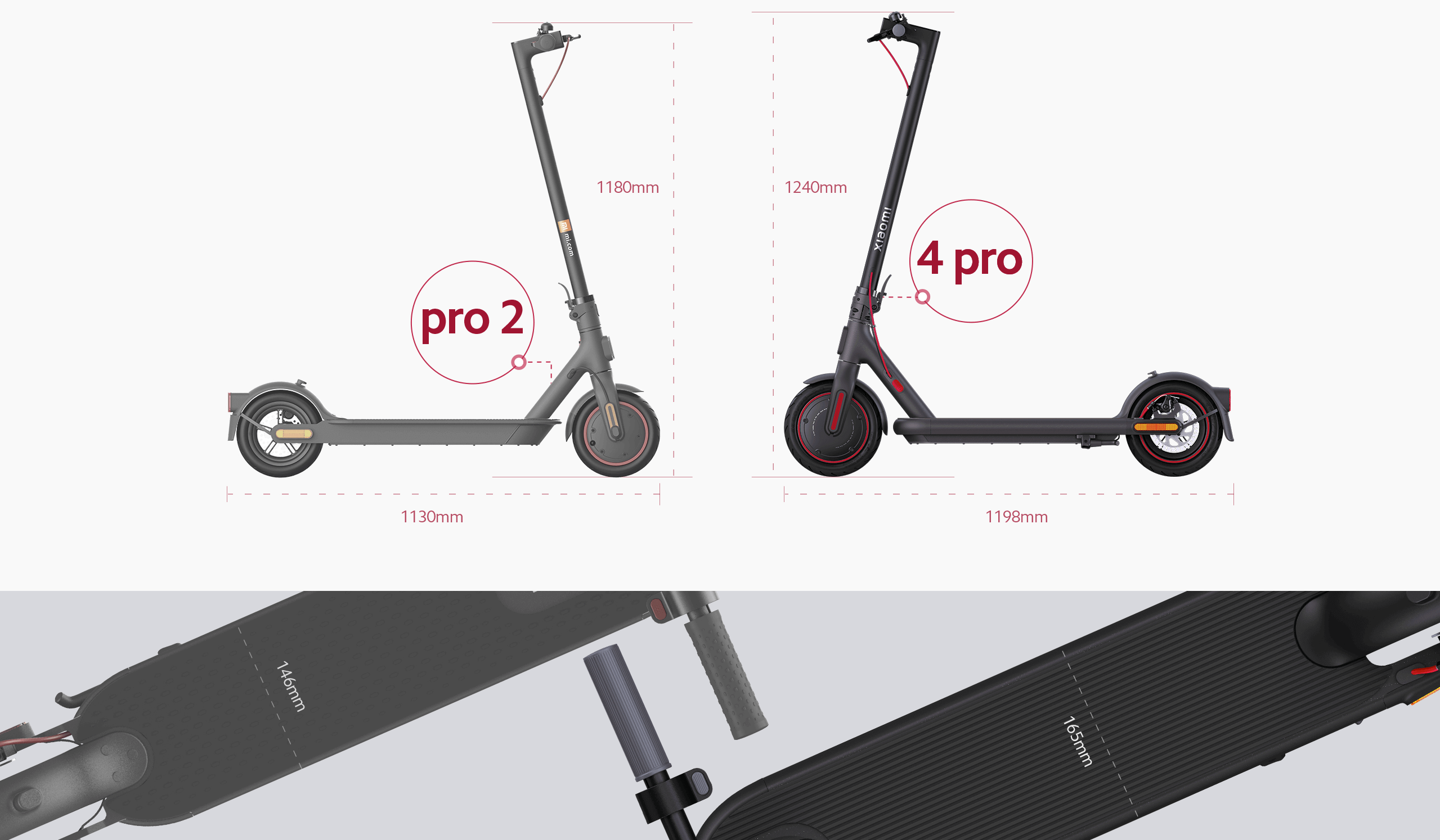 xiaomi electric scooter 4 pro vs scooter pro 2