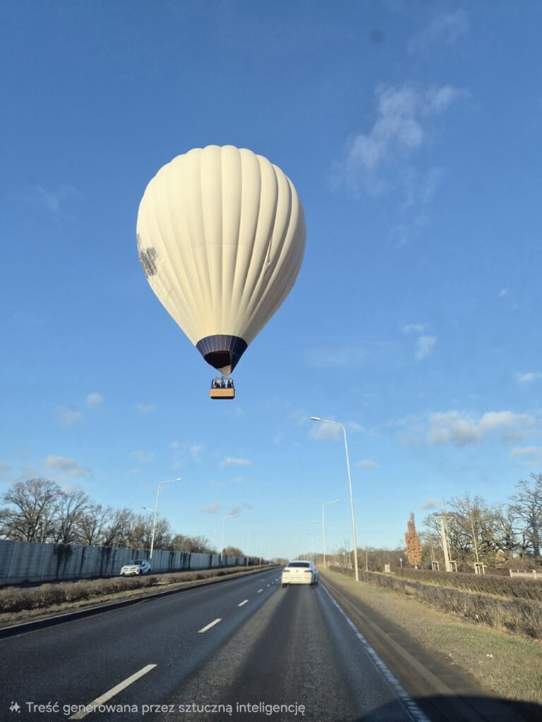 Balon generowany przez AI w Samsung Galaxy